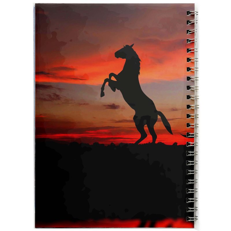 دفتر طراحی یونوت مدل پسرانه طرح اسب کد B-62